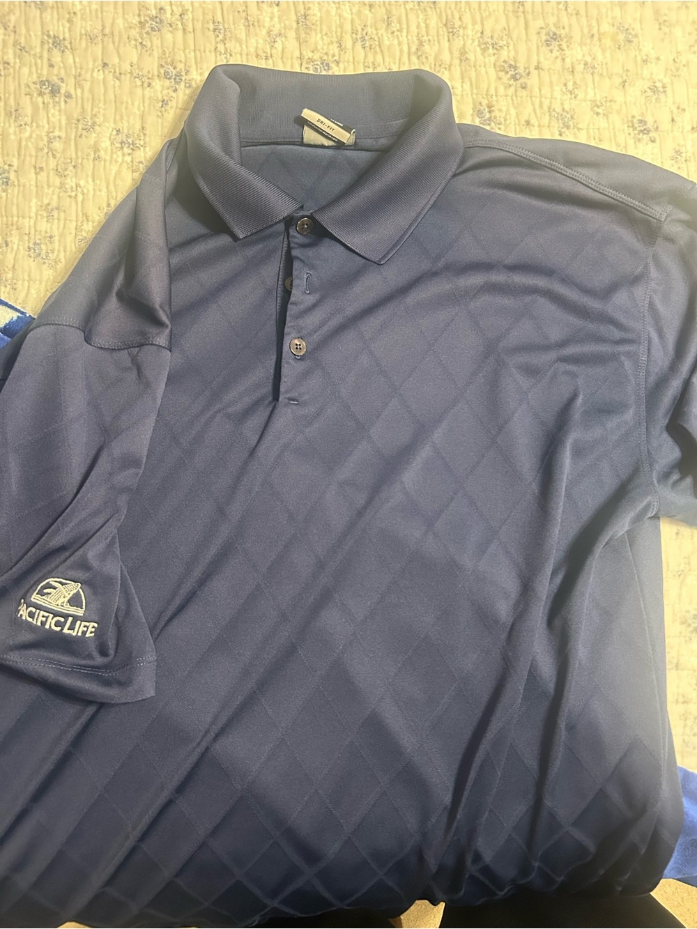 Nike Golf Pacific Life Navy Polo Shirt XL